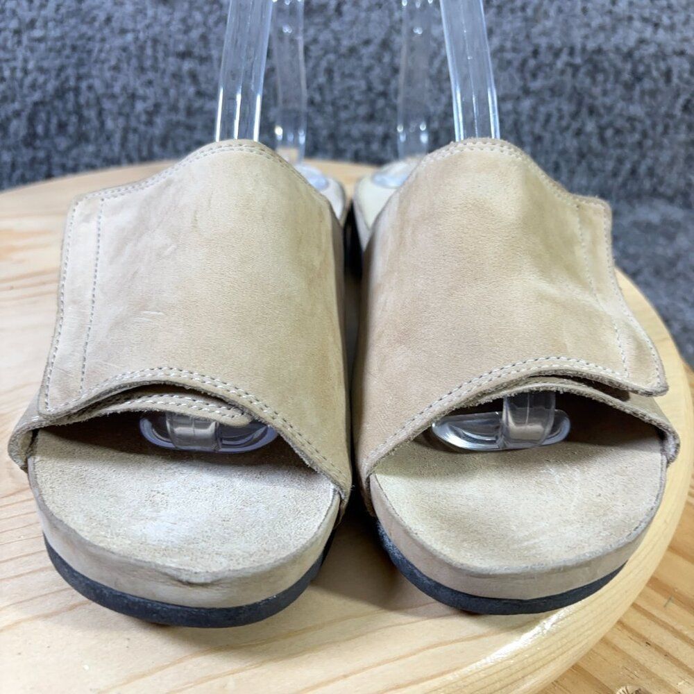 Teva Sandals Womens Size 7 Cream Suede Slide Casual Comfort Shoes - Picture 2 of 8